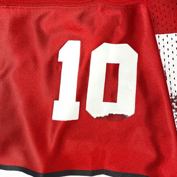 Ohio State Football Jersey 2XL Men’s Adult Buckeyes Red #10 Atlantis Distressed - Picture 6 of 9